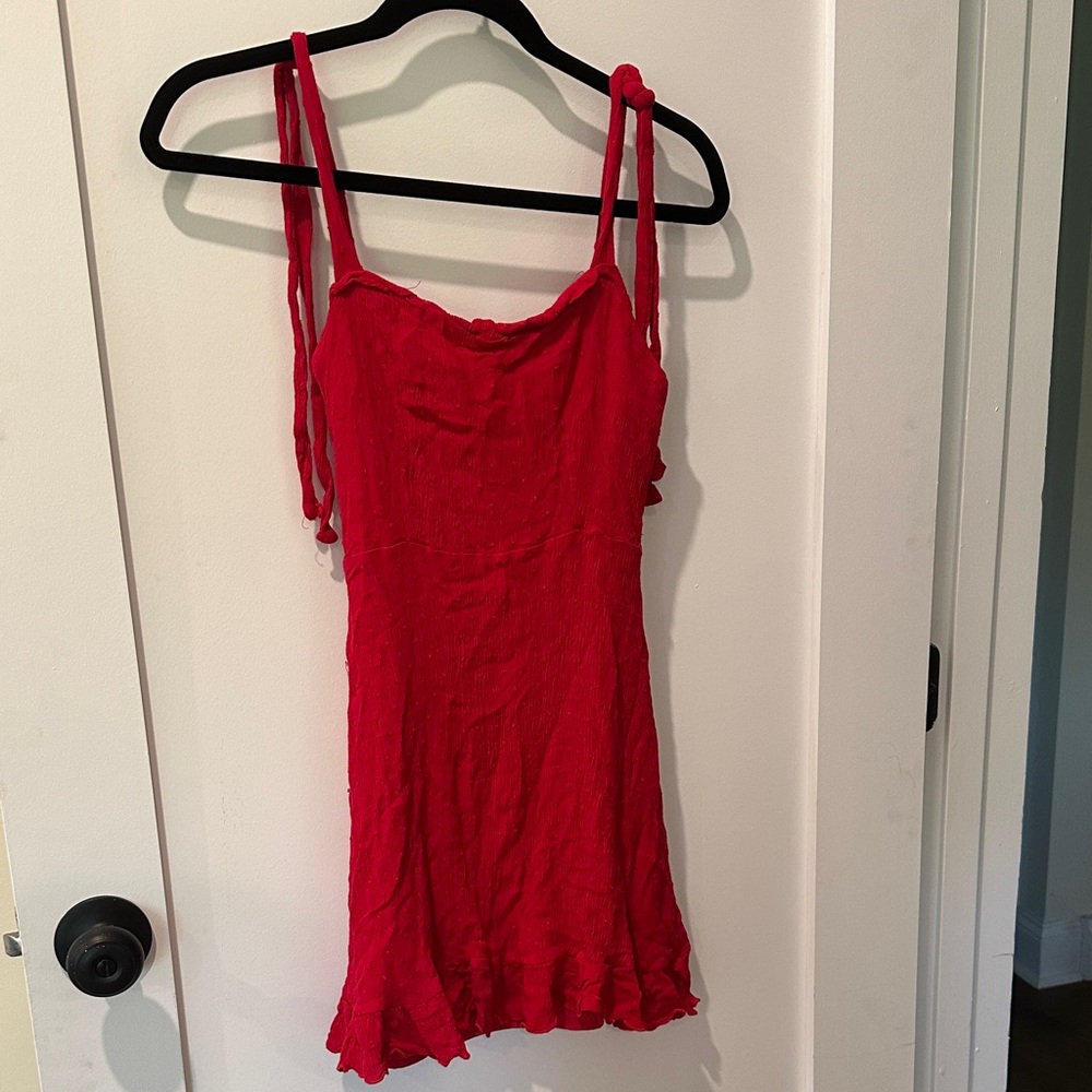 Nasty Gal Vibrant Red Mini Dress